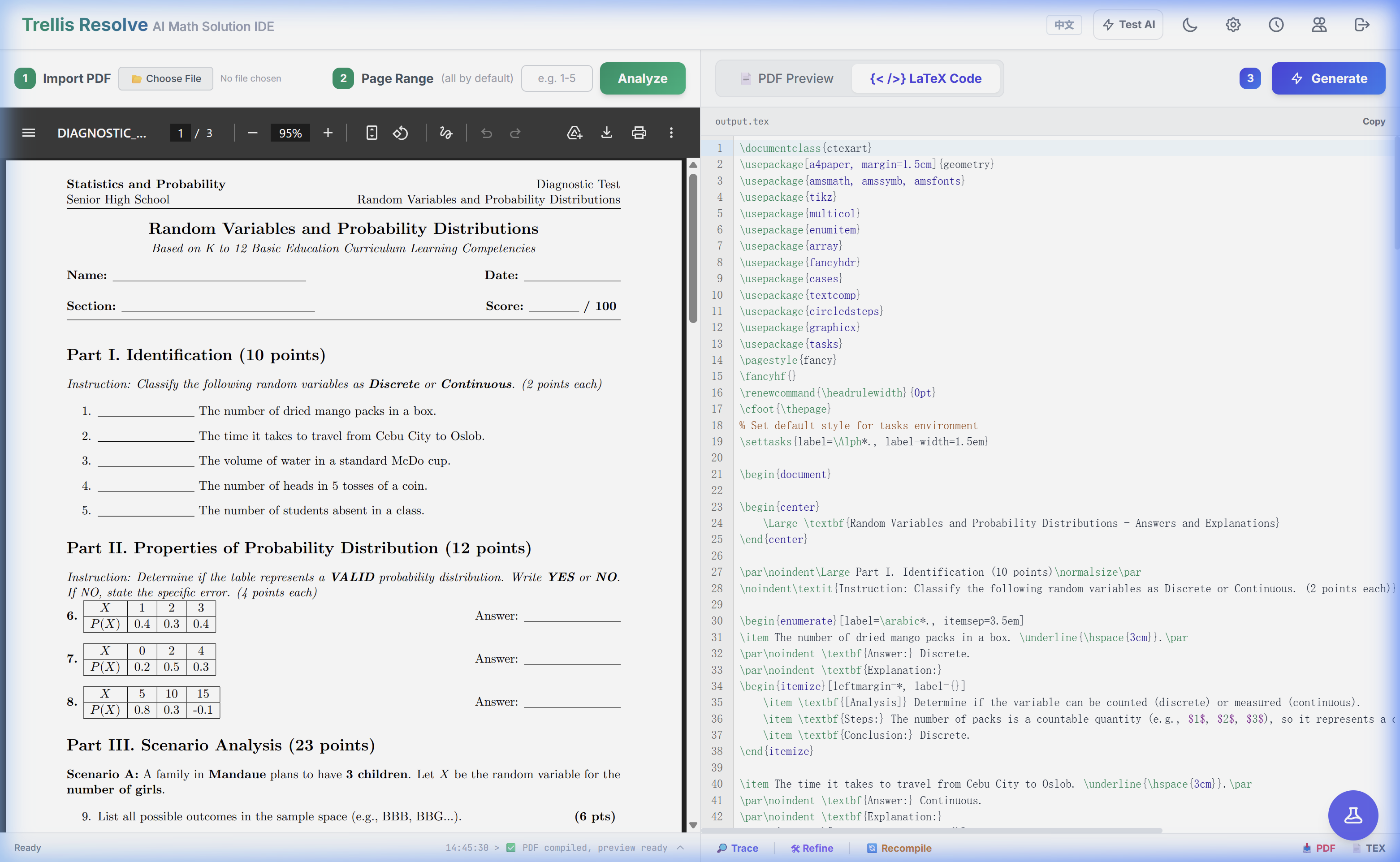 LaTeX Code Editor